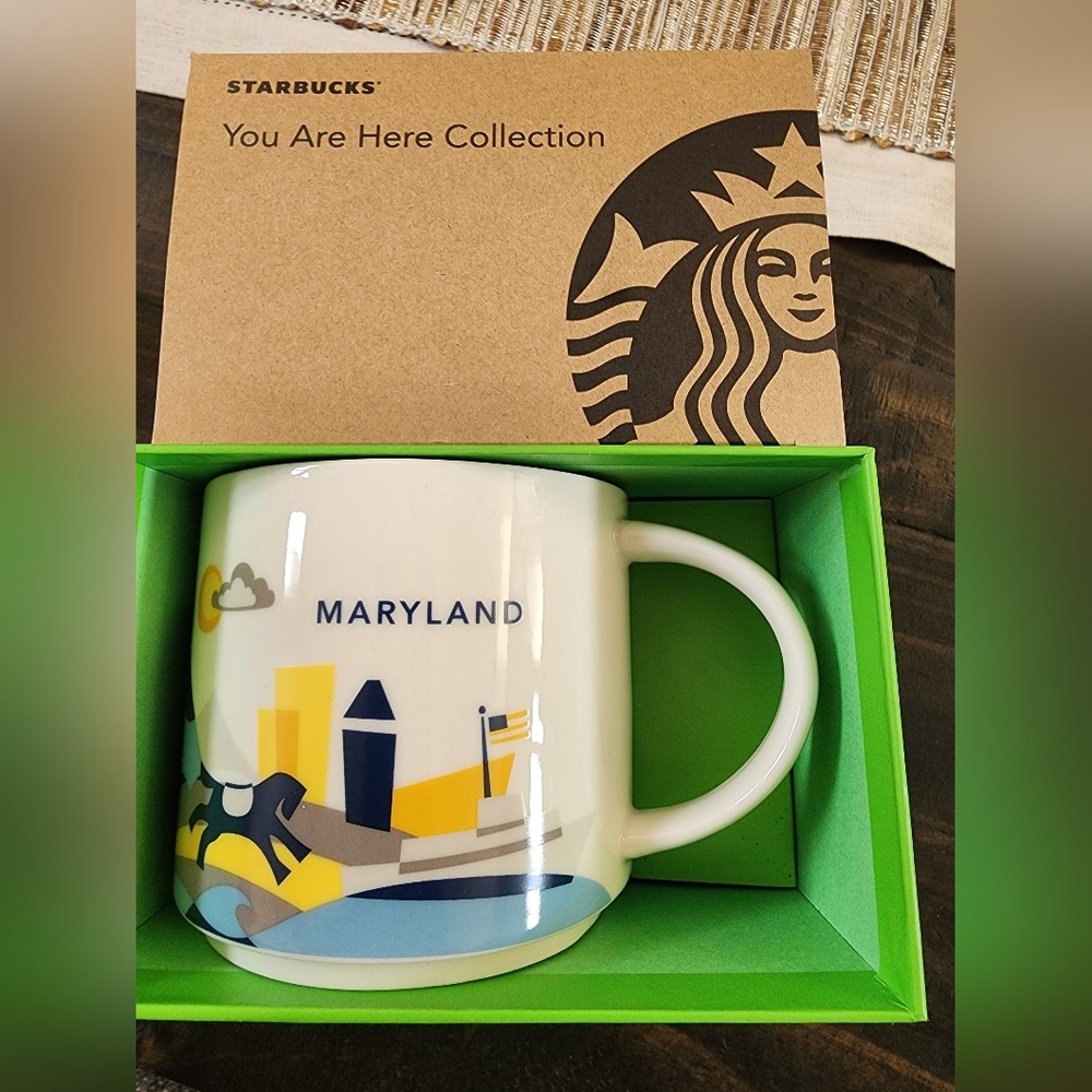 RETIRED NIB Starbucks Maryland YAH Mug